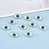 HOBBIESAY 10Pcs Evil Eye Enamel Pins JEWB-HY0001-28-3