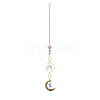 Glass Ball Big Pendant Decorations DJEW-PW0017-02A-1