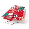 Christmas Theme Rectangle Foldable Creative Kraft Paper Gift Bag CON-B002-02C-5