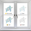 16Pcs Waterproof PVC Colored Laser Stained Window Film Static Stickers DIY-WH0314-096-4