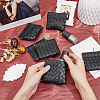Rectangle Imitation Leather Multipurpose Shrapnel Makeup Bags ABAG-WH0039-20A-02-4