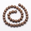 Electroplate Non-magnetic Synthetic Hematite Beads Strands G-R363-6mm-05-2