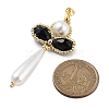 Glass Pearl Big Pendants PALLOY-MZ00384-04-3