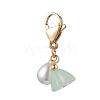 Acrylic Lotus Pod Pendant Decorations HJEW-JM02739-4