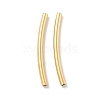 Brass Curved Tube Beads KK-H503-04G-01-1