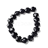 Synthetic Blue Goldstone Beads Strands G-K357-C09-01-3