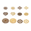 Spritewelry 60Pcs 12 Style Brass Multi-strand Links & Filigree Joiners Links KK-SW0001-05-20