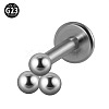 G23 Titanium Threadless Labrets for Women Men WG33C7B-29-1