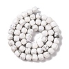 Natural Howlite Beads Strands G-G001-B03-06-3