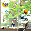 8 Sheets 8 Styles PVC Waterproof Wall Stickers DIY-WH0345-206-5