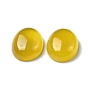 Natural Yellow Agate Cabochons G-A029-01-07-3