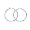304 Stainless Steel Hoop Earrings EJEW-L232-015P-1