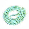 Baking Paint Glass Beads Strands DGLA-N003-4mm-C04-3