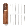 12Pcs Galvanized Iron Self Threading Hand Sewing Needles TOOL-NH0001-02C-2