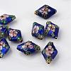 Handmade Cloisonne Beads CLB082Y-6-2