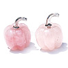 Natural Rose Quartz Carved Healing Pumpkin Figurines PW-WG74769-07-1