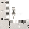 Tarnish Resistant 304 Stainless Steel Screw Eye Pin Peg Bails STAS-R233-01A-P-3