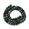 Natural African Turquoise(Jasper) Beads Strands G-G927-24-2