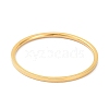 1mm Polished Plain Dome Finger Ring for Girl Women RJEW-C012-02E-G-1