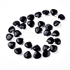 Natural Black Onyx Beads Strands G-G821-12A-2