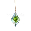 Rhombus Faceted K9 Glass Suncatchers PW-WG319FE-01-4