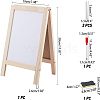 Folding Wooden Easel Sketchpad Settings DIY-WH0199-32-5