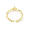 Brass Open Cuff Ring Settings KK-G518-02G-02-3