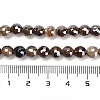 Electroplated Natural Agate Round Beads Strands G-L598-A01-01B-5