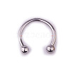 303 Stainless Steel Circular/Horseshoe Barbell Nose RingS WG86D19-01-1