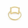 Hollow Rectangle Rack Plating Alloy Wide Band Rings RJEW-Q163-016-RS-2