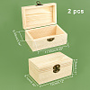 Rectangle Unfinished Wooden Box OBOX-NB0001-06-4