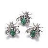 Synthetic Malachite Brooches G-A176-D02-1
