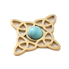 Synthetic Turquoise Pendants LS-STAS-I327-14G-06-2