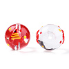 Transparent Handmade Lampwork Beads LAMP-T011-30A-1