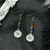 Alloy Tree of Life Dangle Earrings EJEW-JE05462-01-3