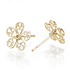 Brass Ear Studs KK-S345-272G-2