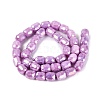 Anti-Tarnish Electroplate Glass Beads Strands EGLA-N027-03A-11-2