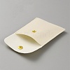 Microfiber Flip Jewelry Bags for Earrings ABAG-WH0039-31B-2