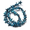 Synthetic Turquoise Dyed Beads Strands G-P507-04Q-4