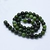 Natural Xiuyan Jade Beads Strands G-I206-11-8mm-2