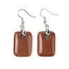 Natural & Synthetic Mixed Stone Dangle Earrings EJEW-F343-E-3