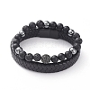 Unisex Stackable Bracelets Sets BJEW-JB04896-01-1