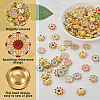 Cheriswelry 260Pcs 13 Style CCB Plastic with Rhinestones Cabochons FIND-CW0001-10-14