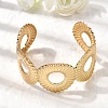 304 Stainless Steel Cuff Bangles BJEW-P368-10G-2