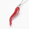 304 Stainless Steel Pendant  Necklaces NJEW-P224-08P-1