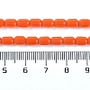 Opaque Glass Beads Strands GLAA-G112-04M-3