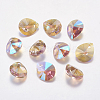 Faceted Glass Rhinestone Pendants RGLA-F053-B-223PS-1