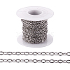 304 Stainless Steel Textured Cable Chains CHS-H007-05P-3