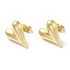 Brass Stud Earrings for Women EJEW-B057-08G-2