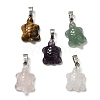 Natural & Synthetic Mixed Gemstone Pendants G-F758-A-P-1